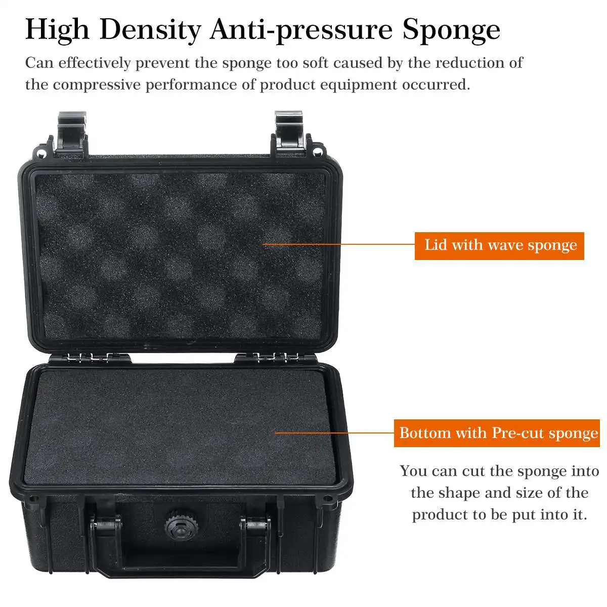 Портативный водонепроницаемый противоударный чехол для инструментов|Кейсы