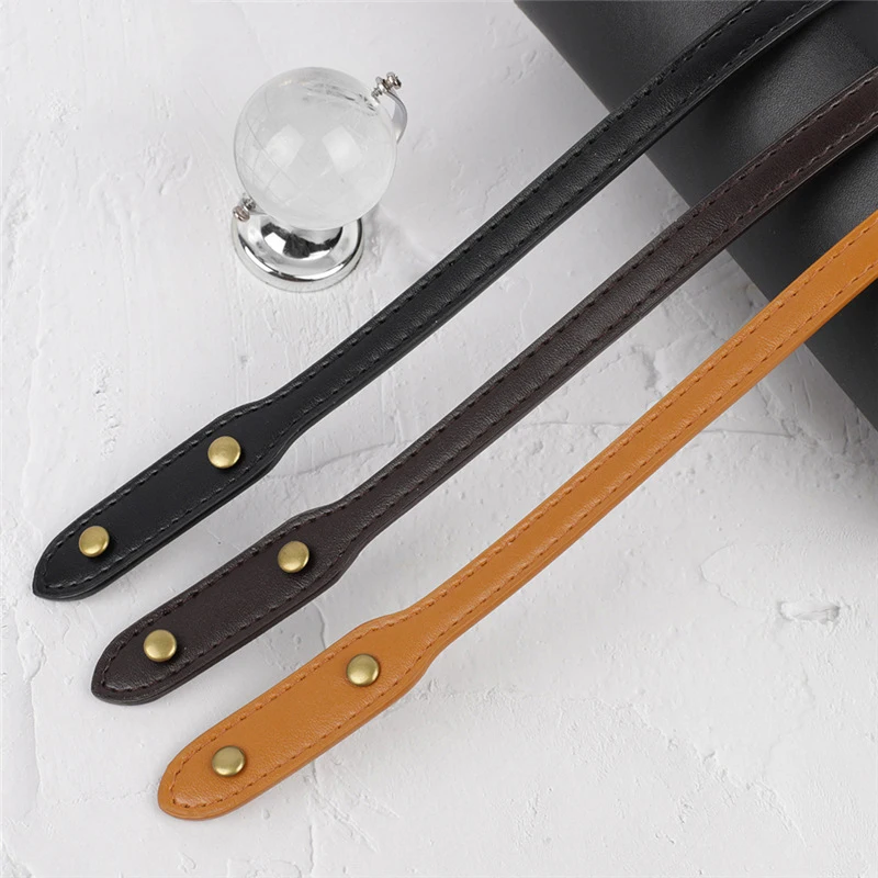 Прямые кожаные ремни для сумок однотонная плетеная Сумка с заклепками