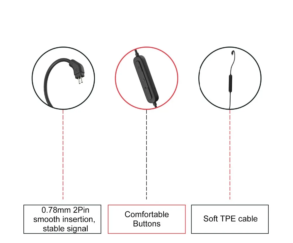 BQEYZ Z3 5,0 Bluetooth AptX-HD кабель беспроводной MMCX/0,78 мм разъем HIFI водонепроницаемые наушники с кабелем для BQ3 KC2 T2 N1 K2 NO. 3 S2