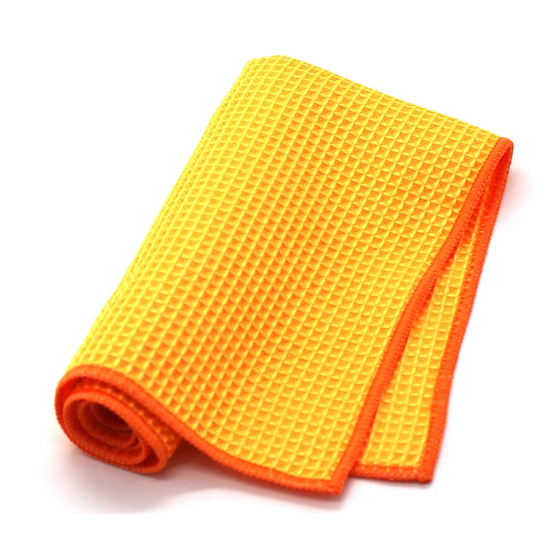 

Hot 2pcs Microfiber Window Car Washing Water Drying Clean Glass Cleaning Towel Wipe Auto 40x40cm X66