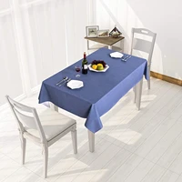 100waterproof rectangle pvc tablecloth oil proof spill proof vinyl table cloth wipe clean table cover for dining table