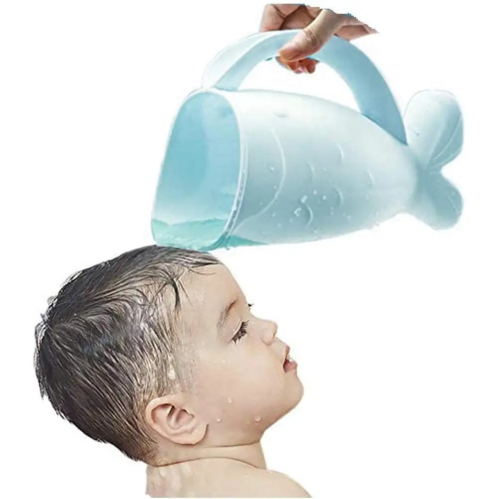 

1 Pcs Baby Shampoo Rinse Cup Whale Shape Bath Rinser Pail for Kids Washing Hair Washing Out Shampoo