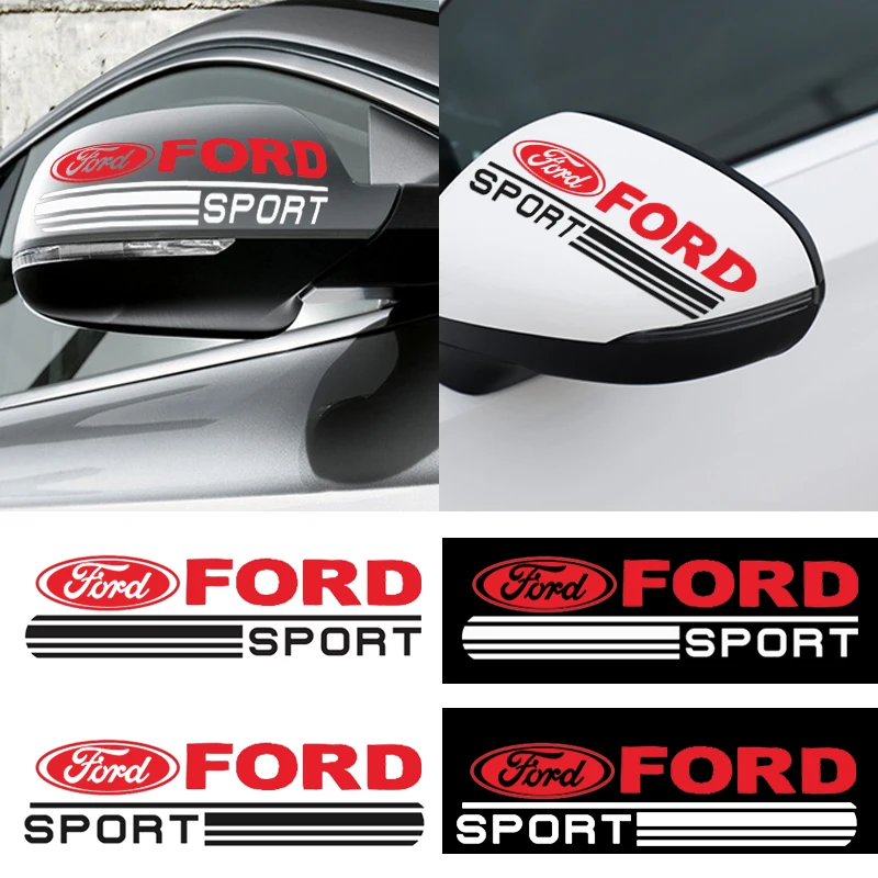 2 шт. декоративные наклейки на зеркало заднего вида для Ford Focus 3 1 MK2 MK3 MK1