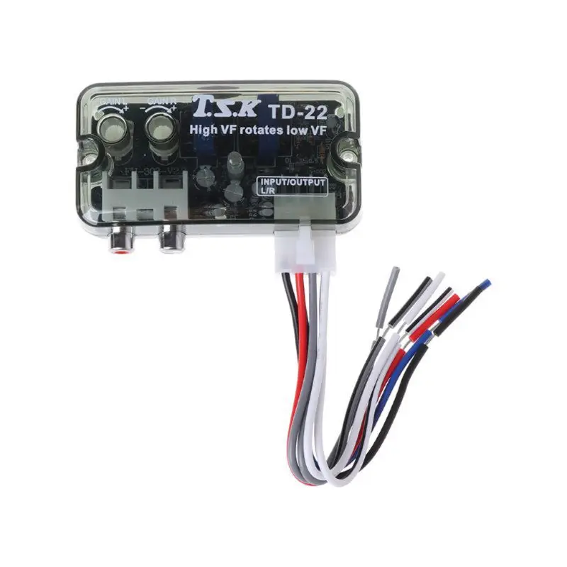 RCA стерео с высоким до низким регулируемым частотным динамиком преобразователь