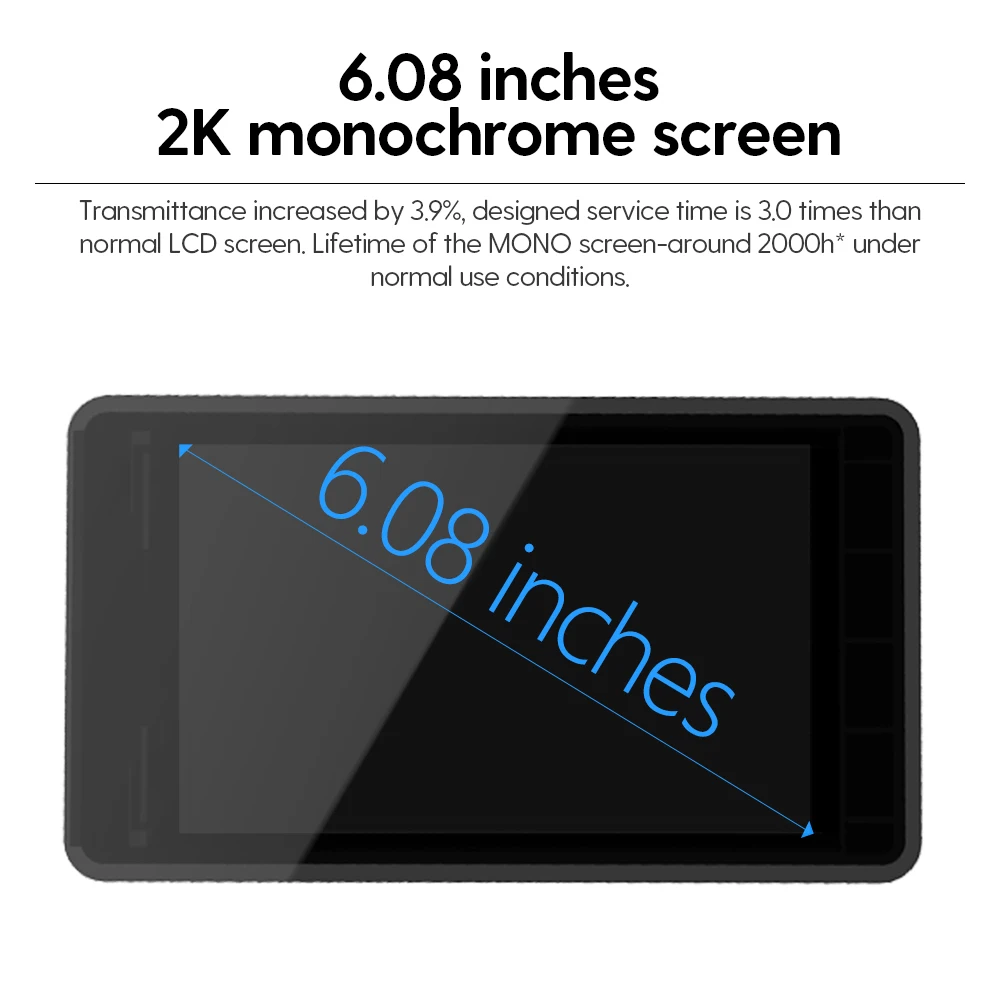 Монохромный 3D-принтер NOVA3D сенсорный экран 2K SLA DLP монохромный 2560x1620