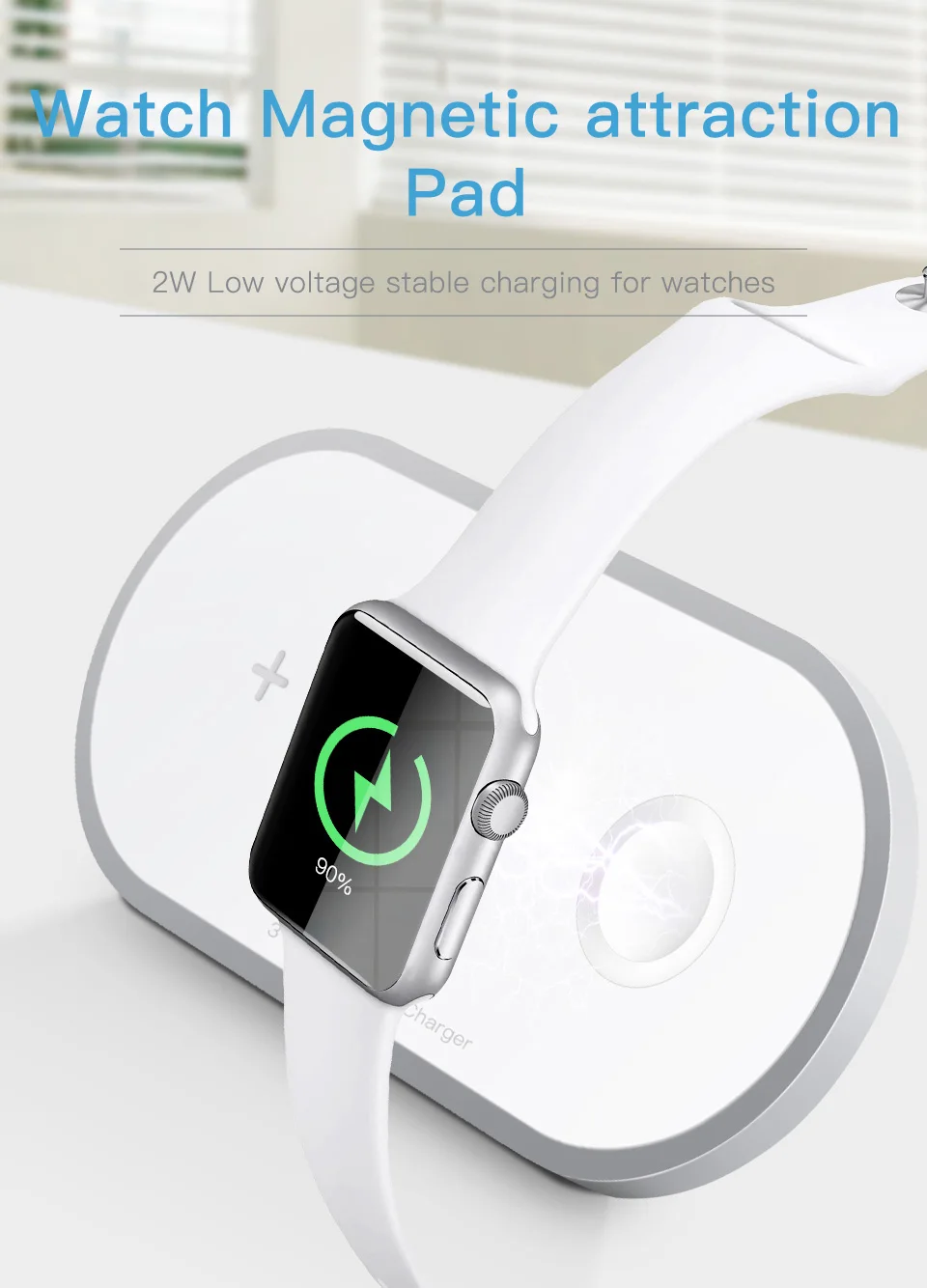 KUULAA 3 в 1 Qi Беспроводное зарядное устройство для Airpods Apple Watch 4 3 2 1 iWatch быстрая Беспроводная зарядная площадка для iPhone 11 Pro Xs Max X