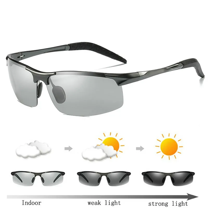 Очки солнцезащитные мужские фотохромные Поляризационные солнечные очки в