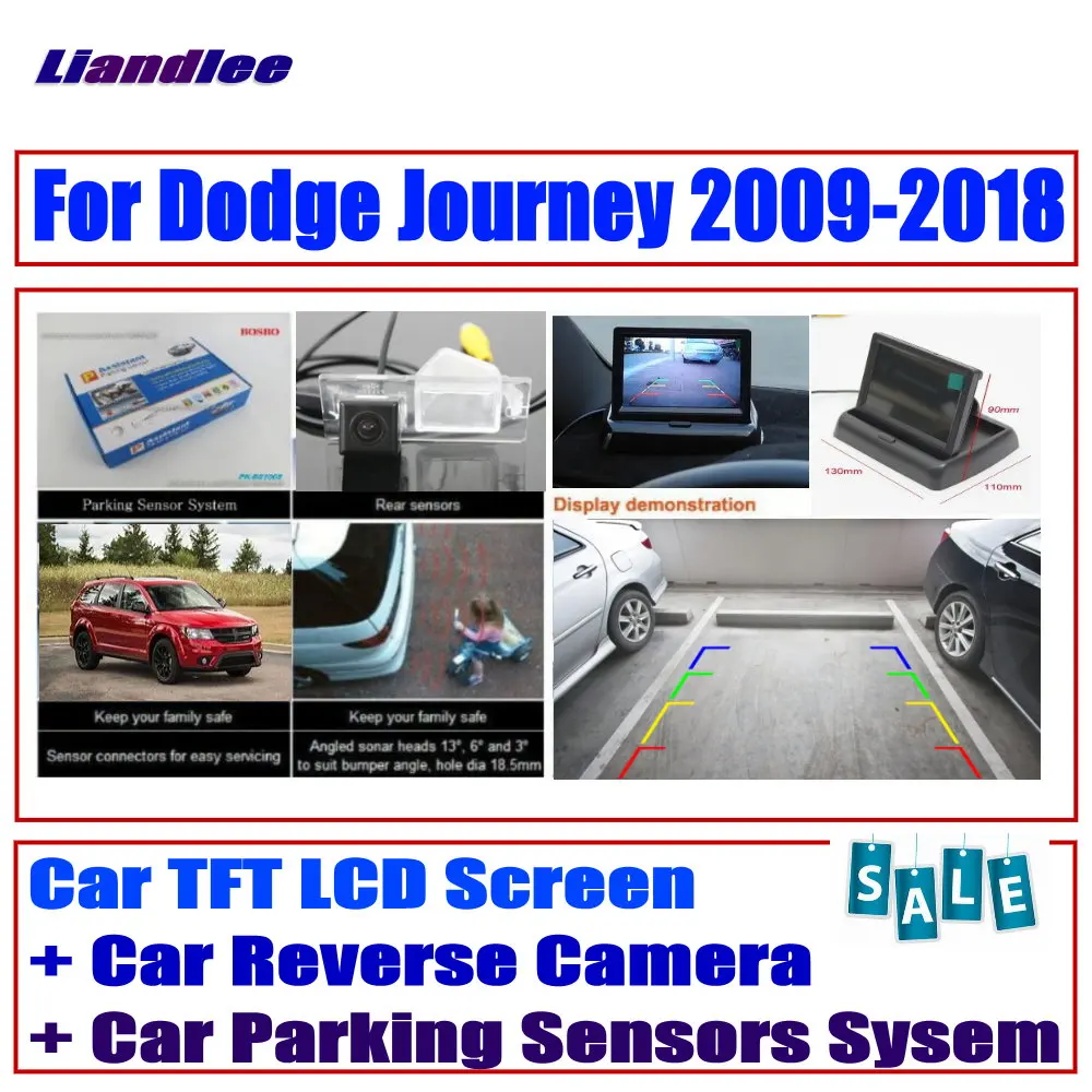 CCD камера заднего вида для Dodge Journey 2009 2018 цифровые парковочные датчики