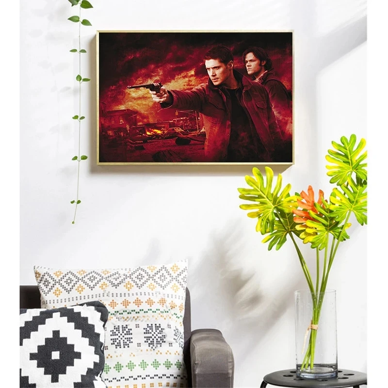 

TV Play Series Supernatural Nordic Art Home Decor Bedroom Living Sofa Wall Decor Picture Quality Canvas Painting Poster