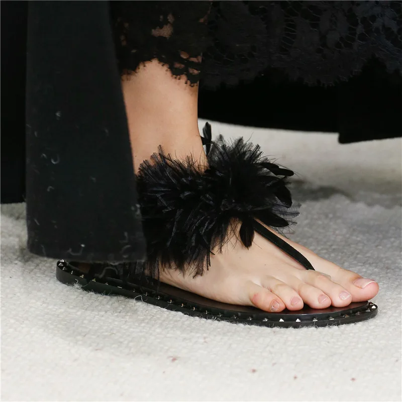 

2020 Newest Coming Faux Fox Fur Slippers Lady Raccoon Cheaper Indoor Outdoor Mixed Fur Shoes Vogue Style Sandals