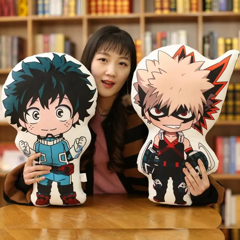 

My Hero Academia Anime Plushie Pillow Manga Peripherals Cushion Todoroki Shoto/Bakugou Katsuki/Midoriya Izuku Stuffed Plush Toys
