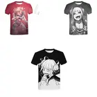 Футболка с 3D-принтом Himiko Toga, для мужчин и женщин, летняя, модная, повседневная, в стиле аниме Моя геройская Академия, в стиле Харадзюку, большого размера