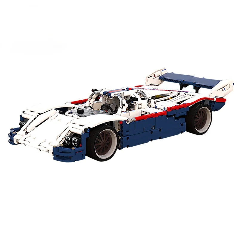 956 блоков гоночный знаменитый автомобиль супер Diy детские игрушки Moc модели