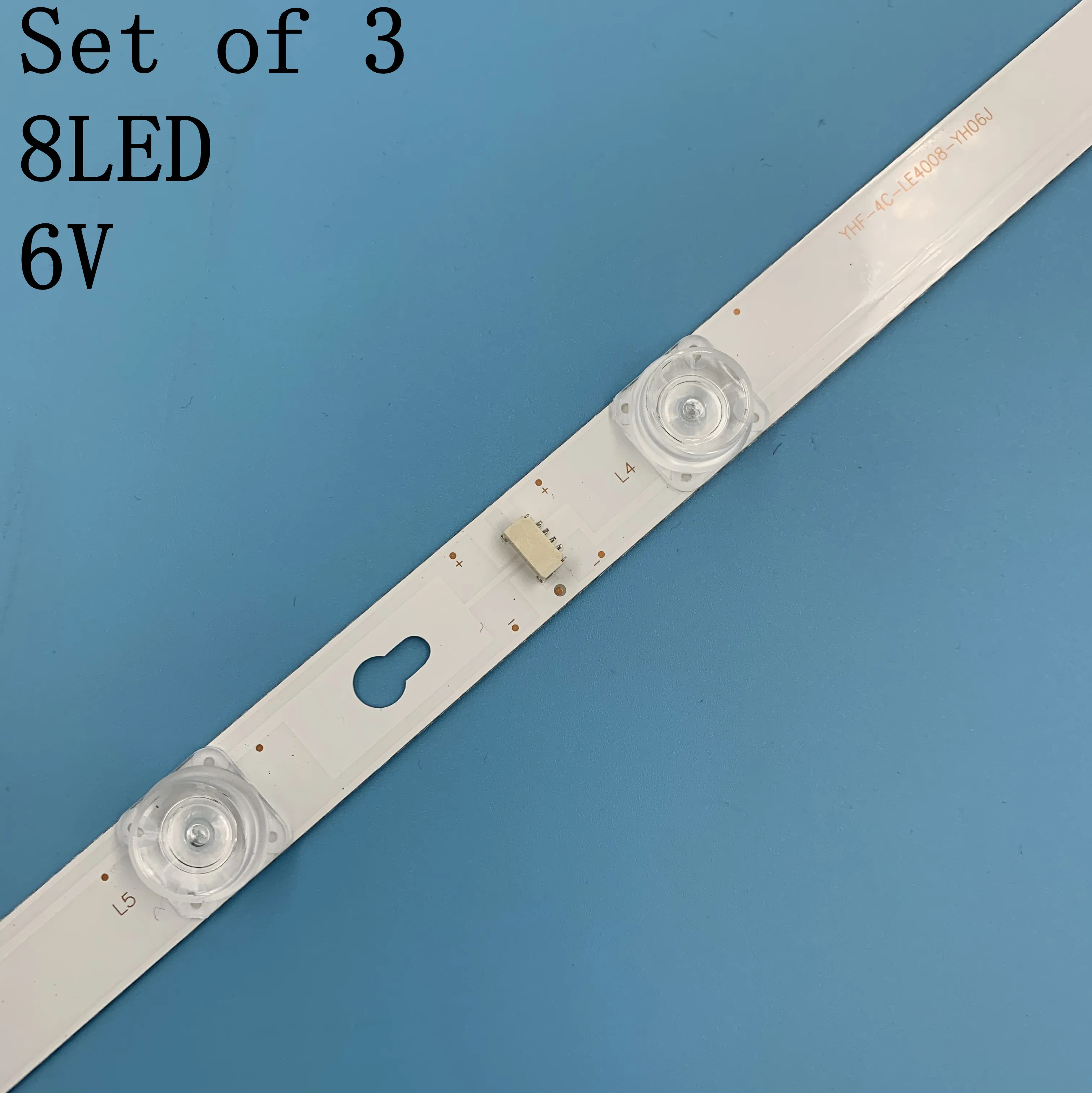 

Новый комплект 3 шт. 8 светодиодный (6 в) Светодиодный фонарь для L40F3301B L40P-F 4C-LB4008-HR01J 40D2900 40HR330M08A6 V8 L40E5800A L40F3301B