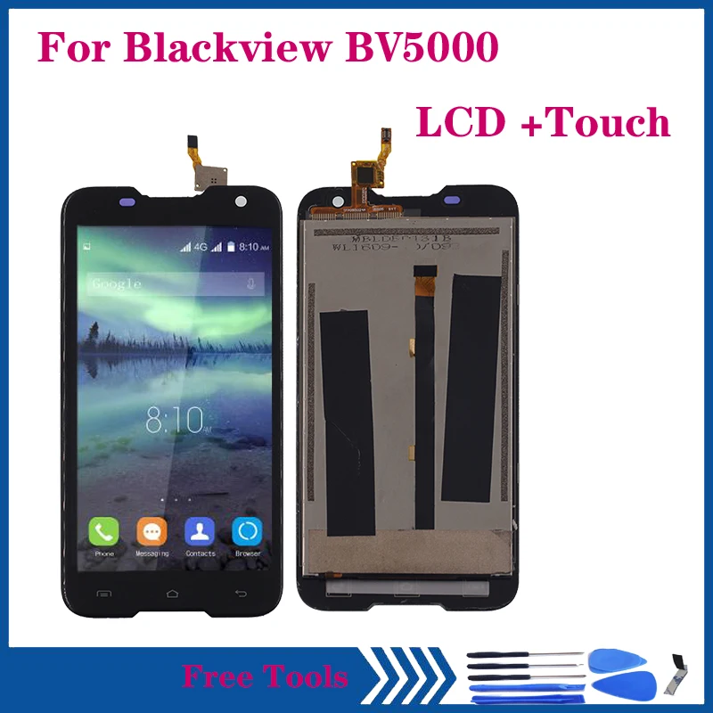 

Original display For Blackview BV5000 LCD Display Touch Screen Digitizer Assembly For BV 5000 display Repair Parts