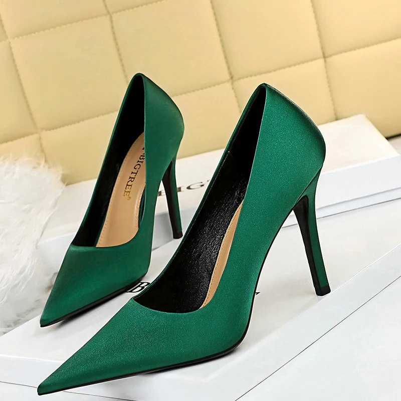 

Women's Shoes Fashion Simplicity Pointed Sexy High Heels Nightclub Spring Party 2022 Elegant Bridal Shoes Classic Single Shoes