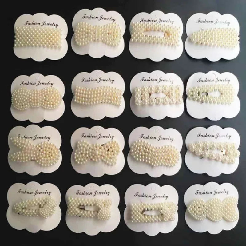 

1pc Elegant Pearls Hair Pins Hair Clips Sweet Headwear Hair Ornament Bangs Hairpins Barrettes for Fashion Women Girls