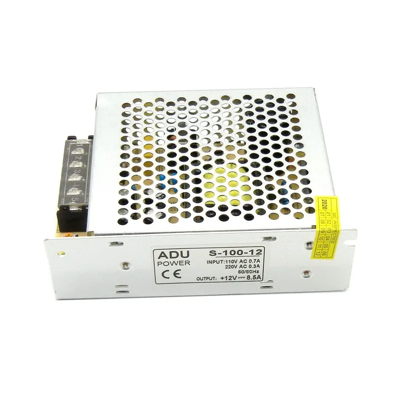 100 Вт Регулируемый импульсный источник питания 110 В 220 ac dc 12 8.5A Ttransformer