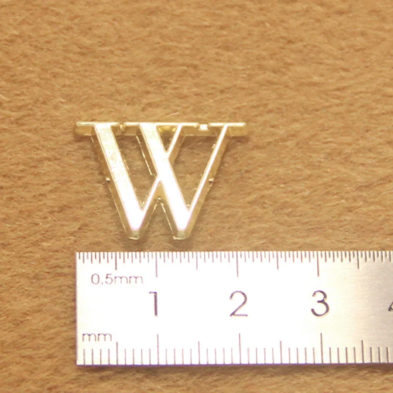 12 шт. декоративные пуговицы с золотыми буквами | Украшения и аксессуары