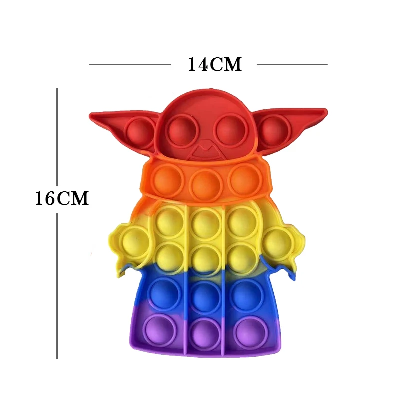 

Push Bubble Simple Dimple Fidget Toys Squeeze Bubble Decompression Figet Toys Autism Squishy Stress Relief Toy for Adults Kids