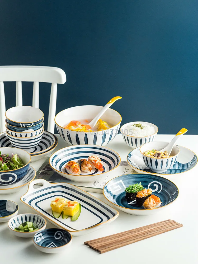 Набор посуды домашняя современная Минималистичная Скандинавская легкая