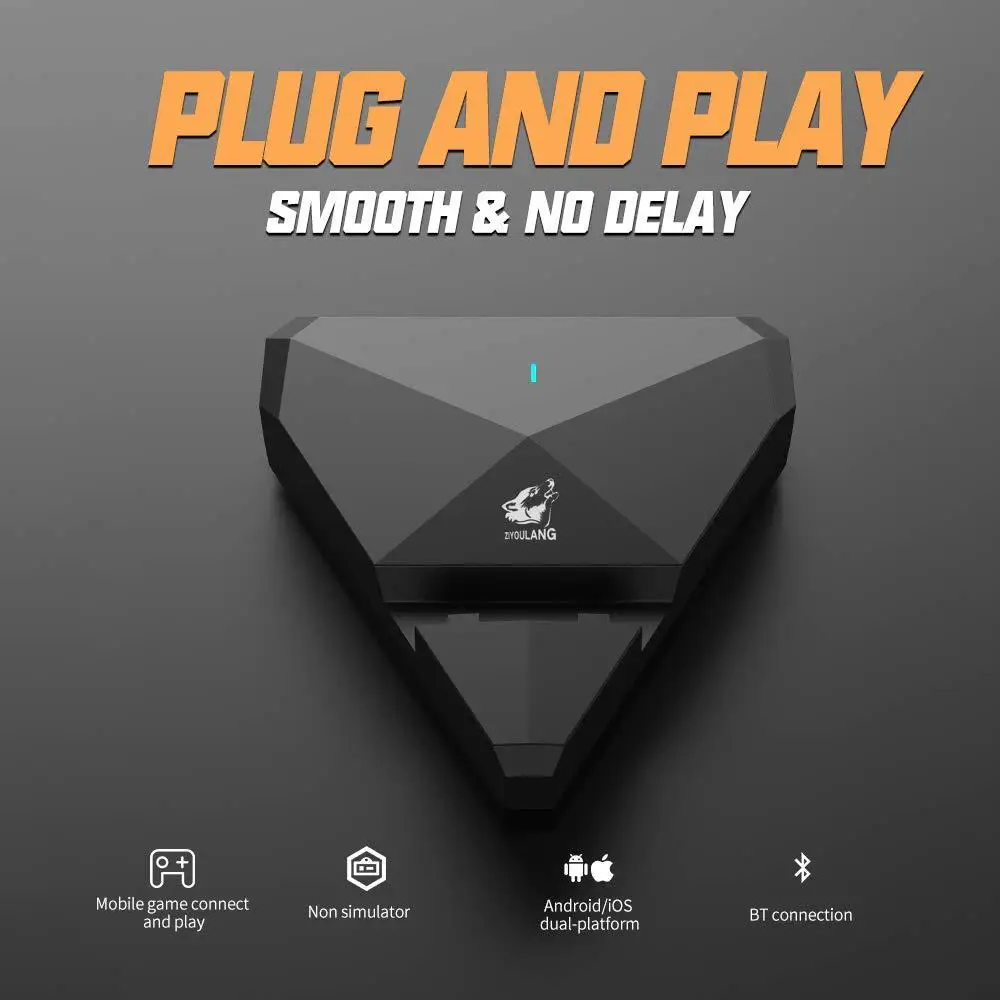 Мобильный геймпад DishyKooker G5 клавиатура мышь игровой конвертер для телефона Android