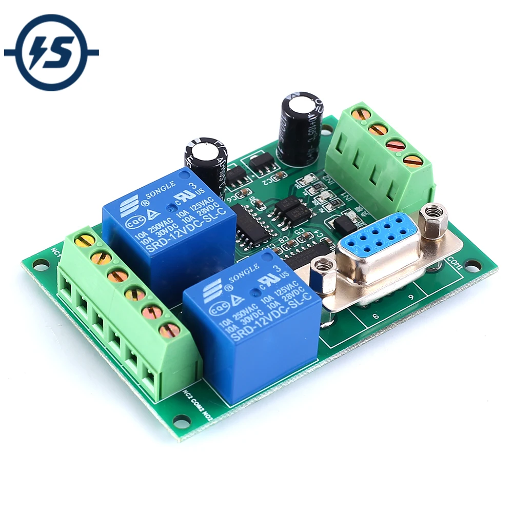 Релейный модуль дистанционного управления UART RS232 переключения постоянного тока