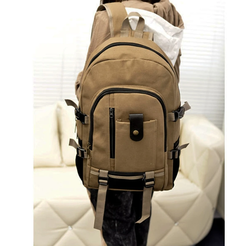 

Unisex Double-Sided Rucksack, One-Shoulder School Backpack, Outdoor Hiking Backpack