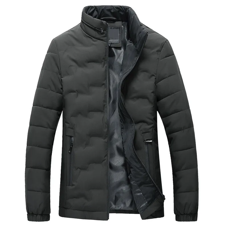 

MRMT 2022 Brand Men's Jackets Vertical Collar Down Cotton Thickened Cotton Overcoat for Male Middle-aged Cotton Jacket Clothing