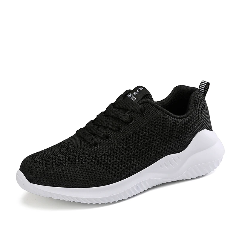 

Men Women Casual Shoes Unisex Fashion Breathable Walking Mesh Flat Shoes Couples White Sneakers 2021 Summer Vulcanized Shoes