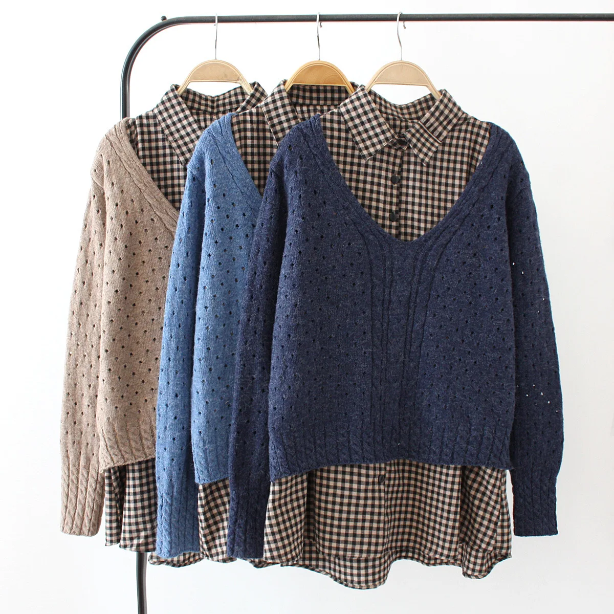 Повседневные женские свитера размера плюс Осень-зима 2019 Модные свободные