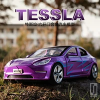 2021 new 132 tesla model x model 3 model s alloy car model diecasts toy vehicles toy cars kid toys for children gifts boy toy