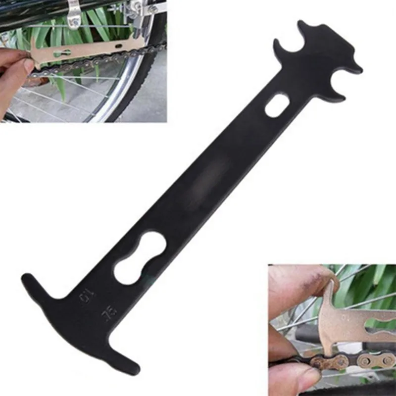 

1pcs Bicycle Chain Wear Indicator Checker Mountain Road Bike Chains Gauge Measurement Ruler Cycling Replacement Repair Tool new