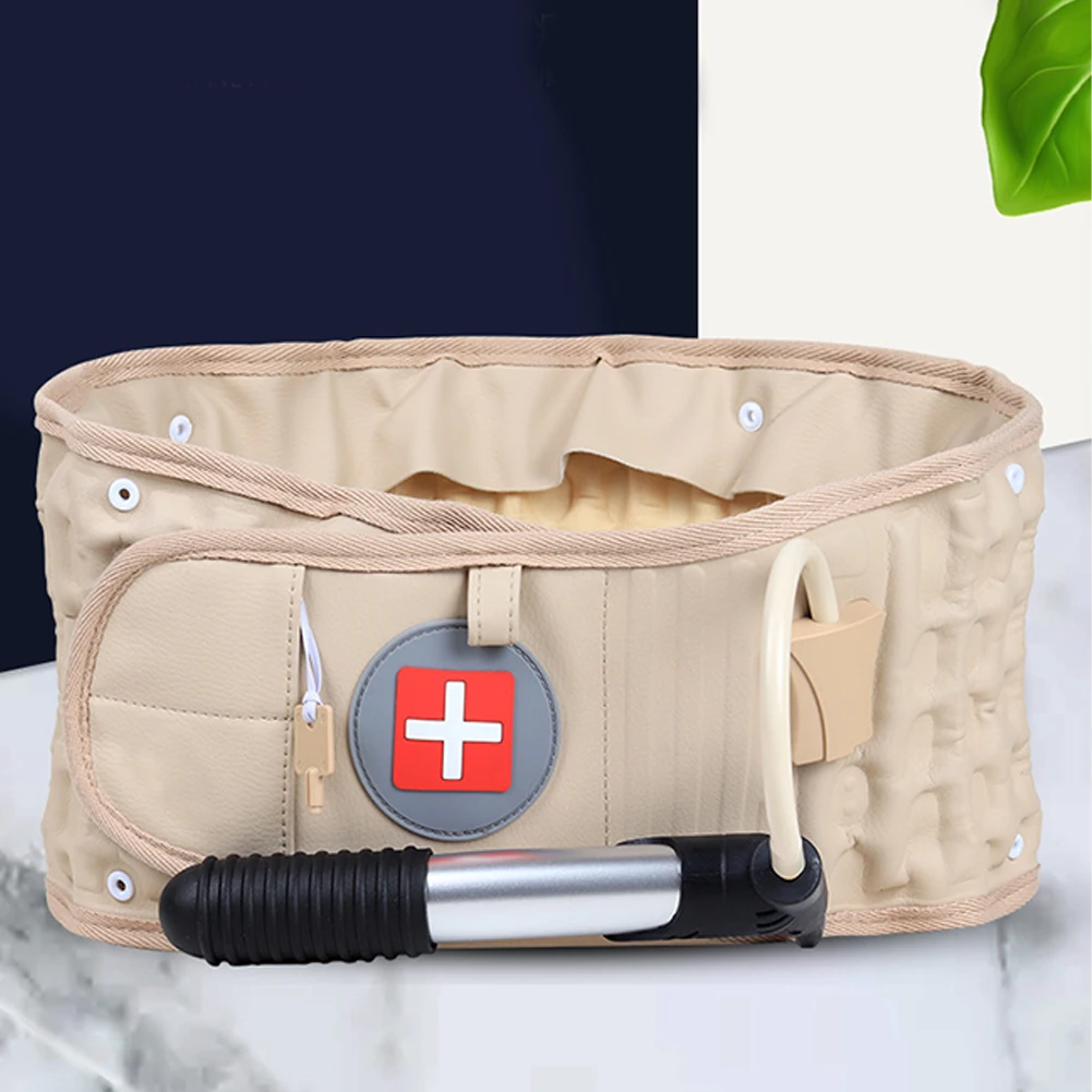 

Decompression Belt Lumbar Support Belt Waist Air Traction Brace Spinal Back Relief Belt Backach Pain Release Massager Unisex
