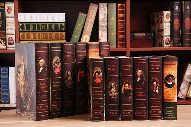Винтажная искусственная книга Декор для дома гостиной имитация европейского