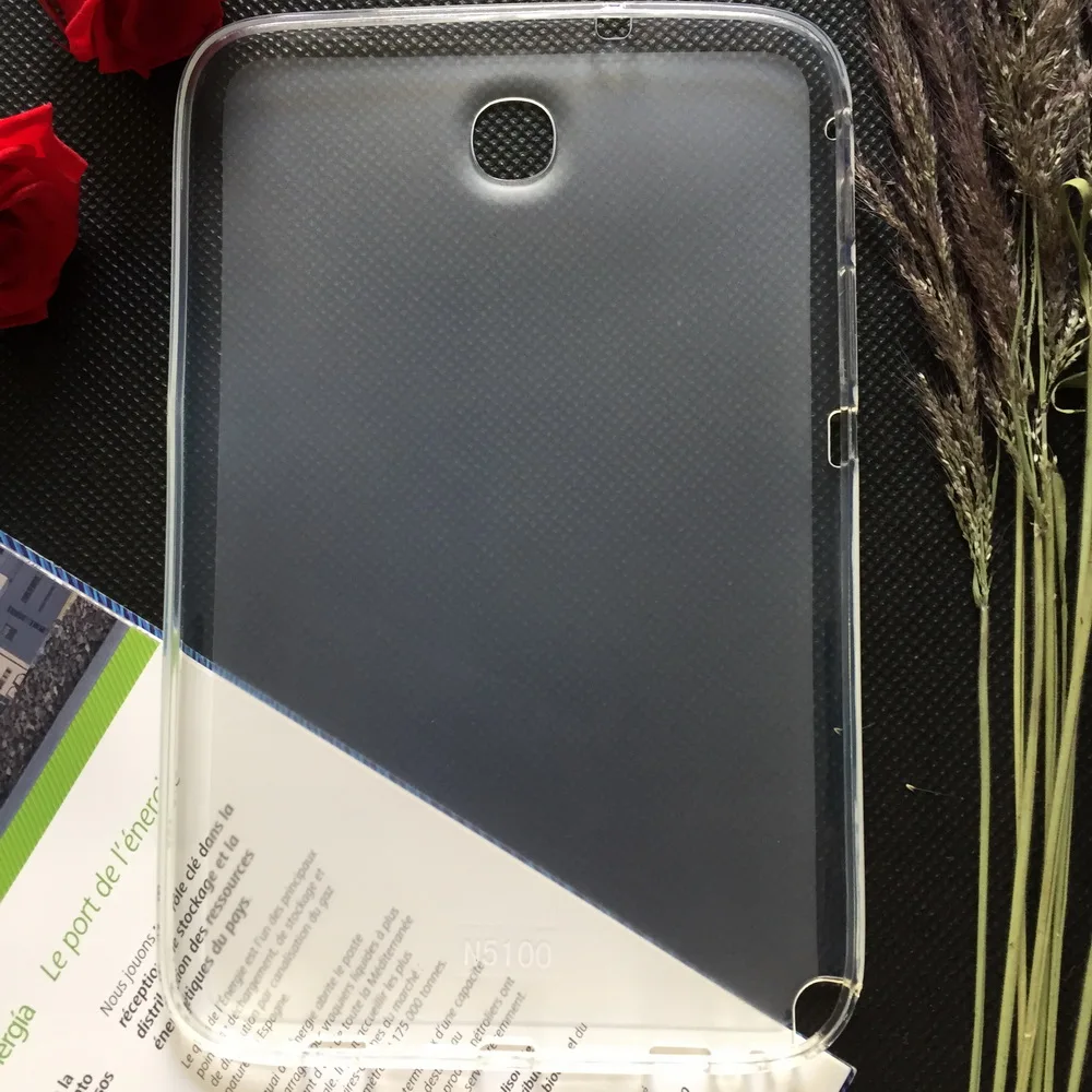 Чехол для Samsung N5100 8 0 дюйма мягкий чехол из ТПУ Galaxy Note GT N5120 чехлы планшетов задняя