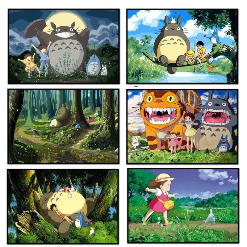 

LyDIY пропиленовый пигмент, известный Тоторо, мультяшное изготовление самостоятельно для домашнего декора