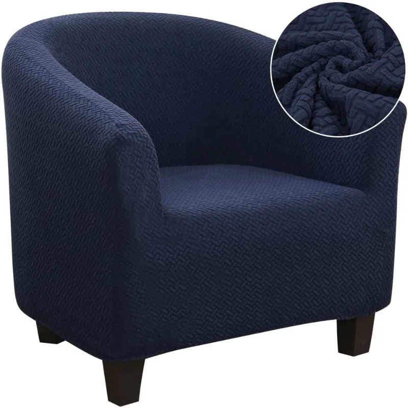 

Velvet Club Chair Covers for Armchairs Stretch Sofa Slipcovers Removable Sofa Couch Cover for Bar Counter Living Room Reception