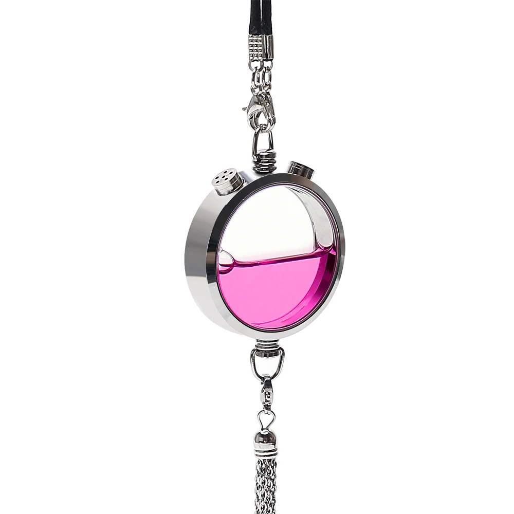 

Rear View Hanging Pendant Auto Rearview Mirror Air Cleaner Car Air Perfume Essential Oil Diffuser Air Freshener Car Ornament