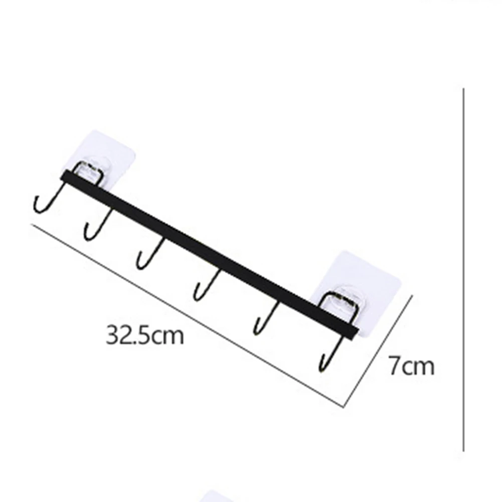 6 крючков для кухни домашнего шкафа крючки хранения Шкаф Дверь в спальню сумки