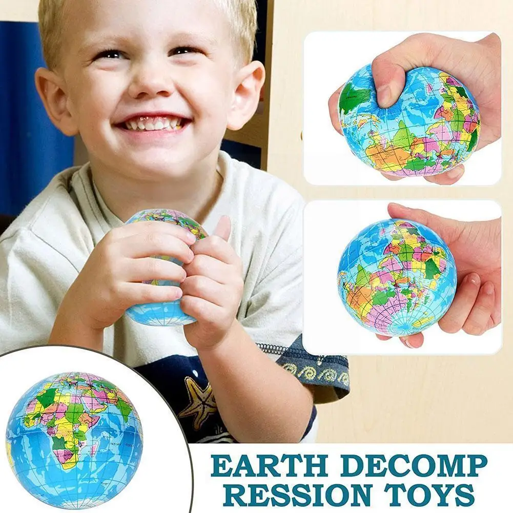 

Foam Globe Foam Decompression Young Children's Toy Custom Ball Teaching Pressure Printing S7I8
