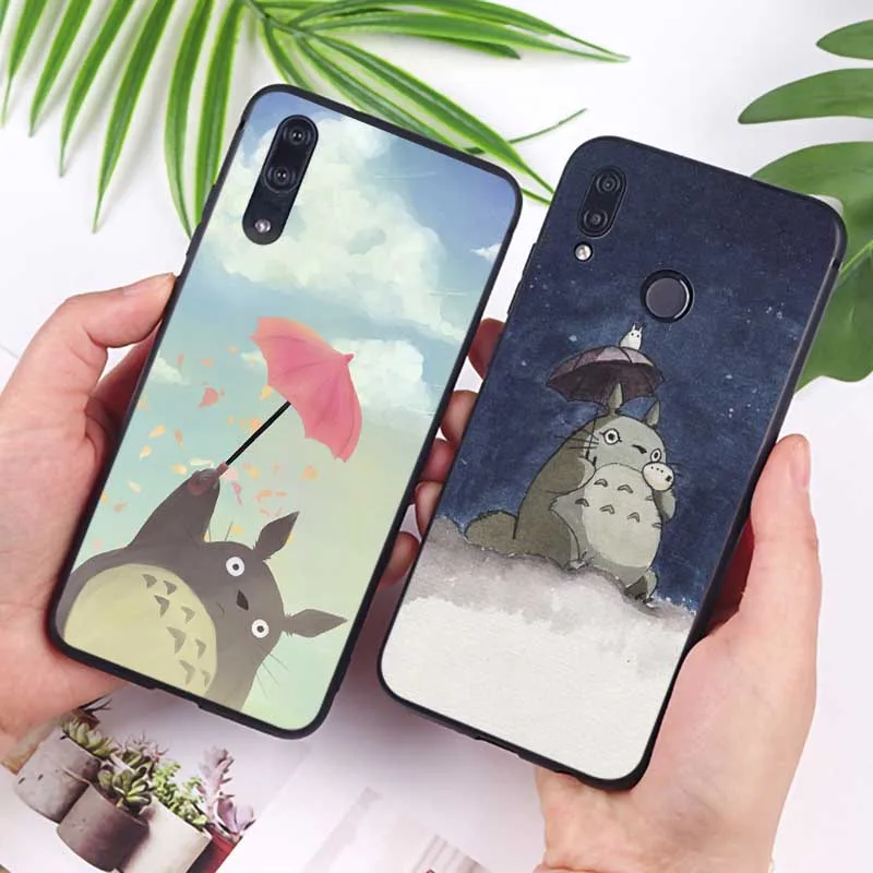 Мягкая силиконовая крышка чехол для телефона Xiaomi Redmi note 7 k20 pro 5 6 4x 7a Тоторо аниме |