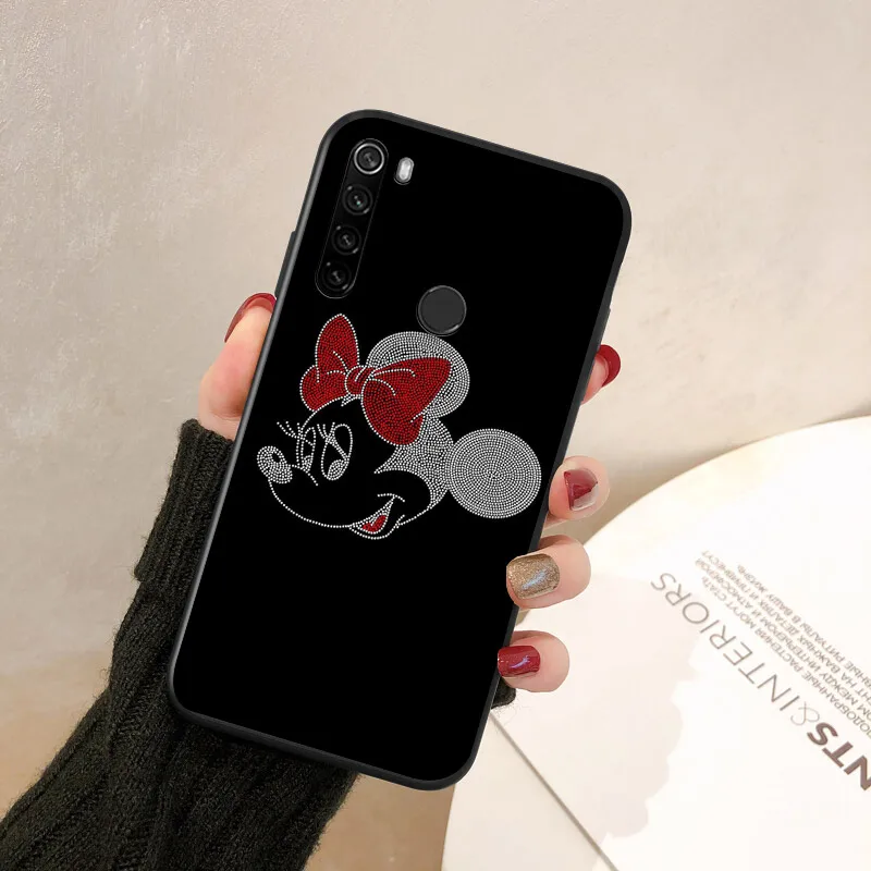 tpu silicone cover disney minnie bow for xiaomi redmi note 11 11t 10t 10 10s 9 9s 9t 8t 8 7 6 pro phone case free global shipping
