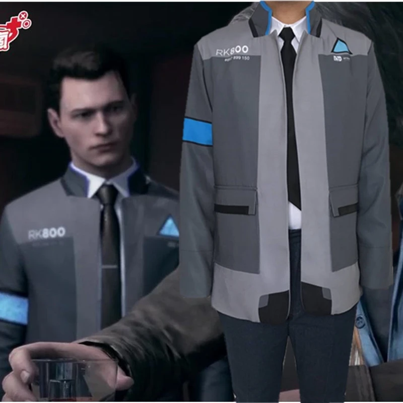 Detroit стать человека Костюмы для косплея Коннор RK800 костюм полный комплект