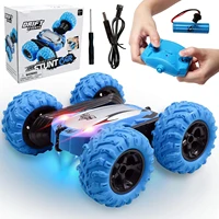 electric race stunt remote control car childrens toys 2 4ghz rechargeable high speed offroad car toy kids birthday gifts