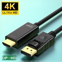 display port to hdmi cable dp to hdmi cable 4k60hz 4k30hz 1080p60hz dp 1 2 for projector ps4 pc laptop display port to hdmi