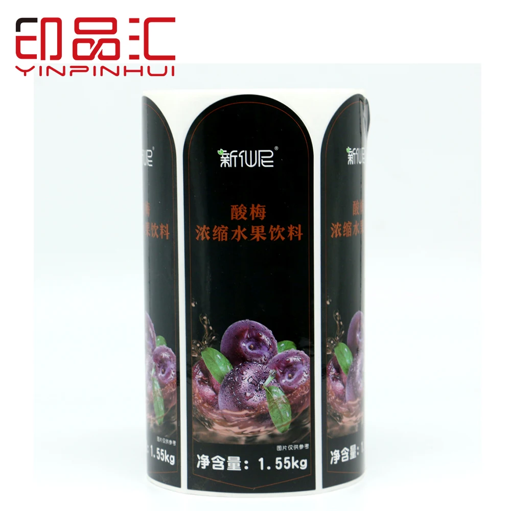 Custom Juice Bottle Label Rolls Adhesive Wrapper  Labeller Labels Logo Stickers Antifreeze PLM-120D