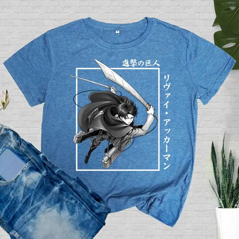 Футболка женская с принтом атака на Титанов | Женская одежда