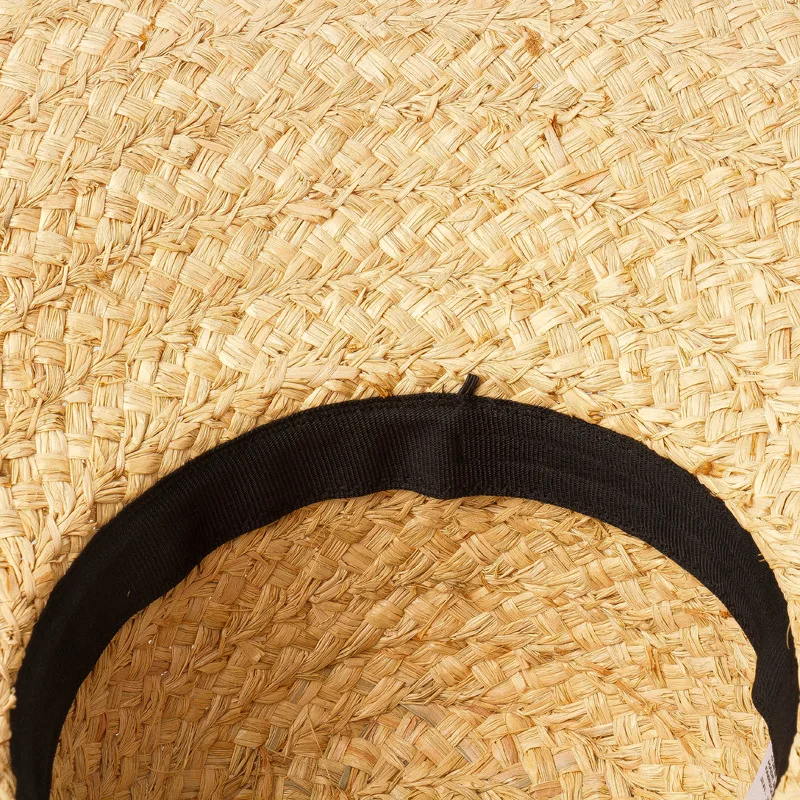 2020 простая Складная широкоугольная Гибкая соломенная шляпа с раффией от солнца