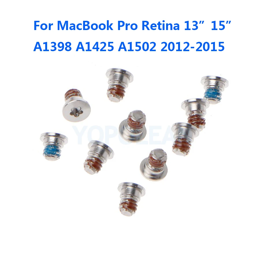 50 компл./лот Новый Болт для нижнего корпуса набор винтов Apple Macbook Air Pro Retina A1369 A1465 A1466